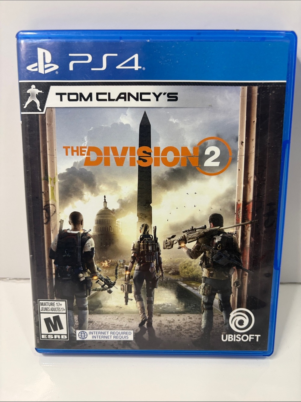 Sony PS4 The Division 2 Blue Case